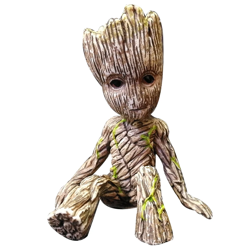 

Mini Marvel Super Hero Tree Man Groot Action Figure The Avengers Model PVC Collectible Doll for Children Toy Xmas Gift 6CM