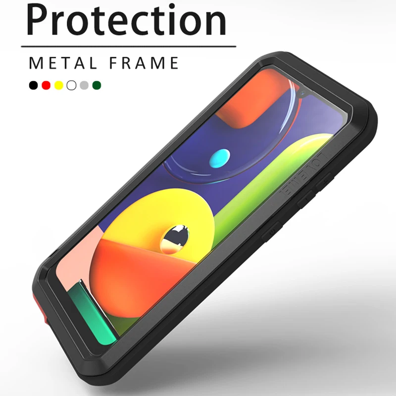Для samsung Galaxy A50s металлический бронированный противоударный чехол для samsung Galaxy A50S(6,4 дюйма) Прочный чехол для всего тела анти-падение Чехол