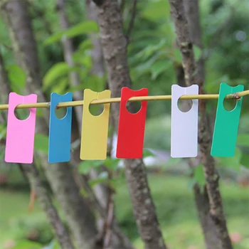 

Hot 100pcs Garden Nursery Label Hanging Tree Markers Plant Tags Seedling Plant Fruit Trees Signs Prompt Card Classification Tool