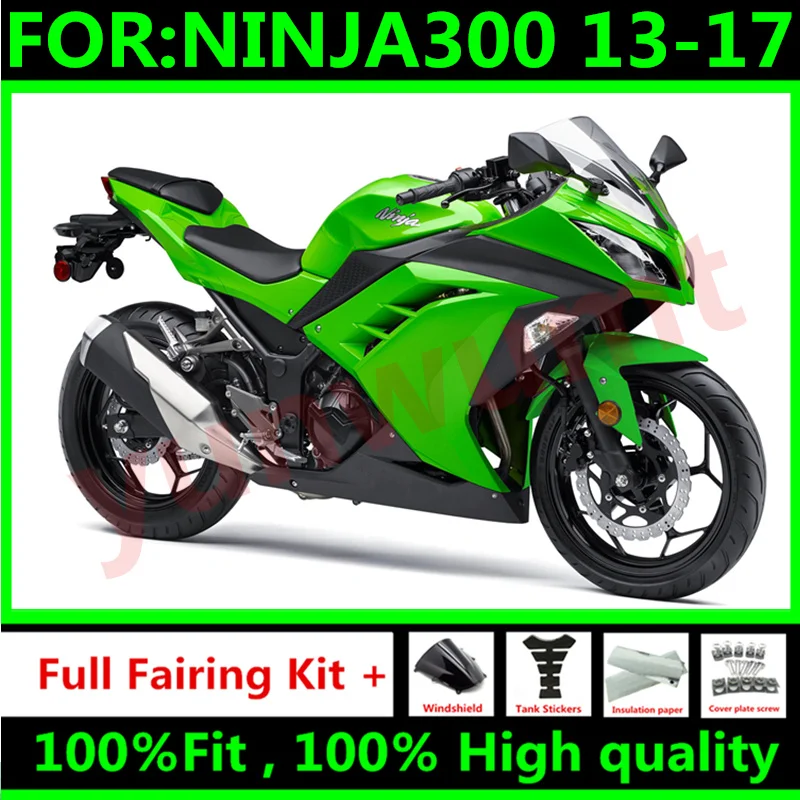 Комплект обтекателей для мотоцикла 100% подходит Kawasaki NINJA300 Ninja EX 300 12 13 14 15 16 17