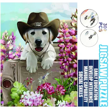 

puzzle 300 pieces For Adults Kids Gift - Educational Toy Mr. Dog puzzles for kids пазлы для детей