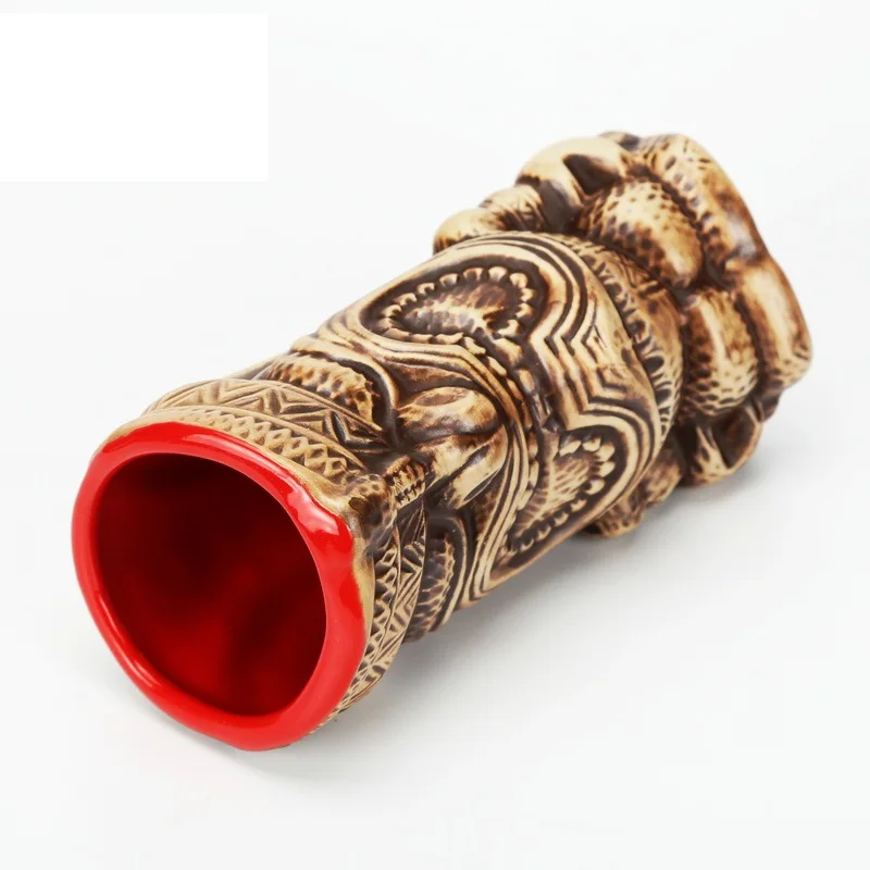 320 мл керамическая кружка Tiki креативная фарфоровая для пива и вина кружка|ceramic tiki