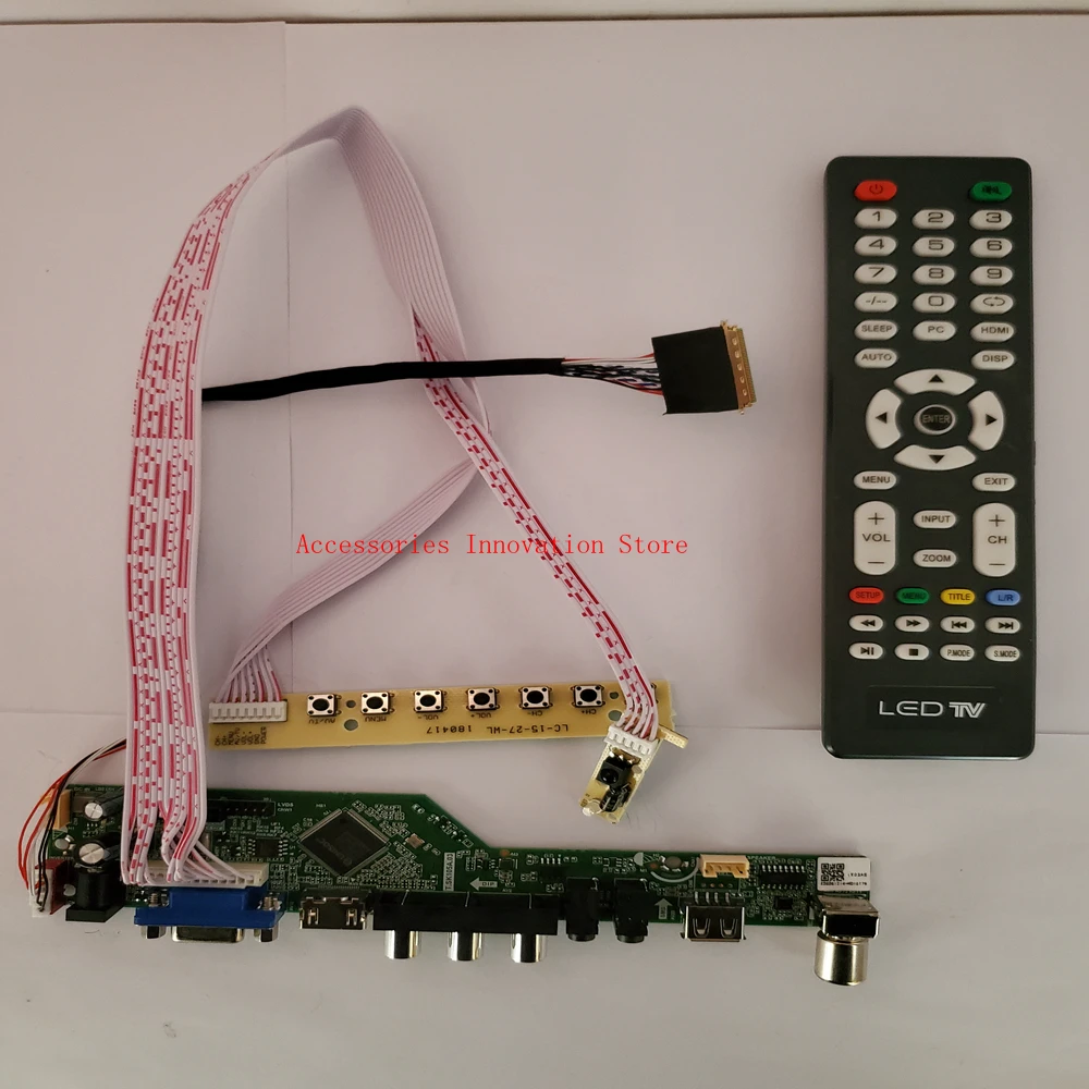 Новый комплект ТВ мониторов B173RW01 V0 V1 V3 V4 V5 TV + HDMI VGA USB контроллер ЖК светодиодный на
