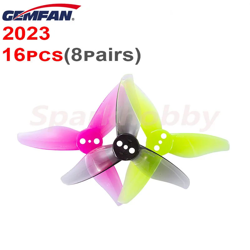 16PCS 8Pairs GEMFAN 2023 3-Blade propeller 2 inch 3 holes 1.5mm center hole diameter CW CCW Props for RC Toothpick FPV Drone 1 16PCS 8Pairs GEMFAN 2023 3-Blade propeller 2 inch 3 holes 1.5mm center hole diameter CW CCW Props for RC Toothpick FPV Drone