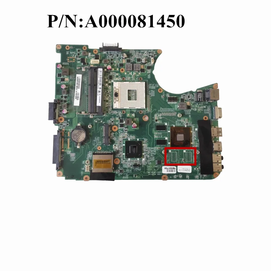 

Excellent Original For Toshiba L750 L755 Laptop Motherboard HM65 DDR3 A000081450 DABLBMB28A0 100% working