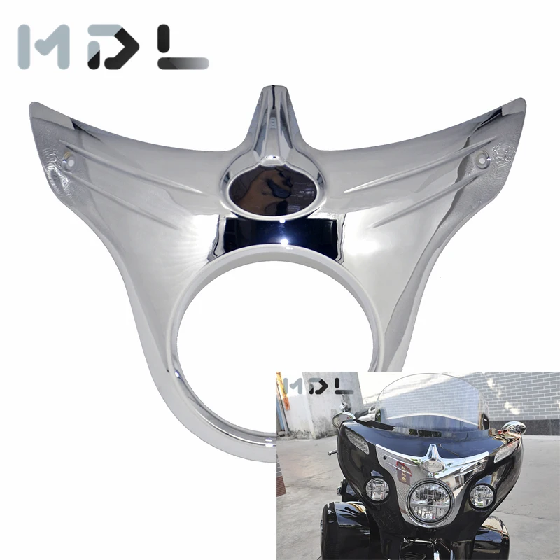 

Headlight Bezel Upper Fairing Fit For Indian Roadmaster Chieftain Dark Horse