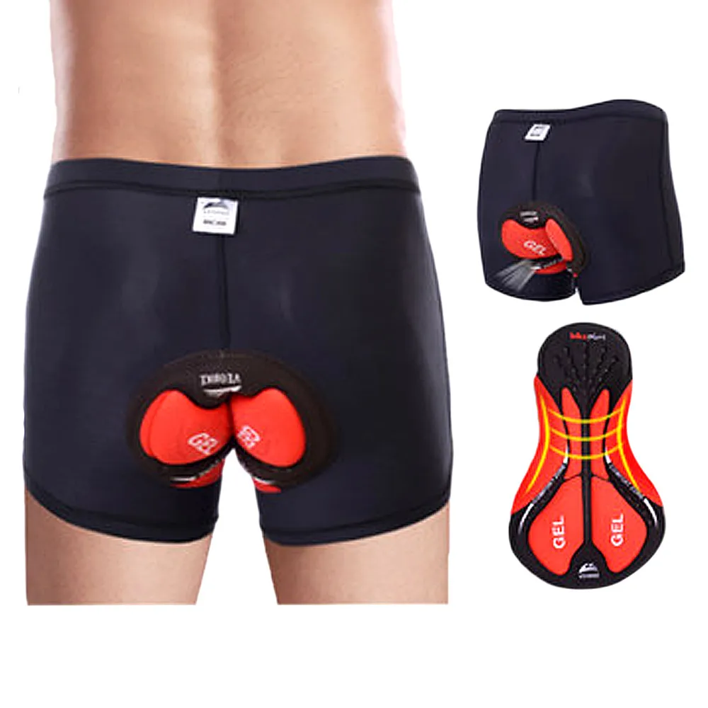 2020 Men cycling 3D gel outdoor cycling mat fitness underwear 3D thick silicone seat cushion riding men's underwear  40MA10 (1)