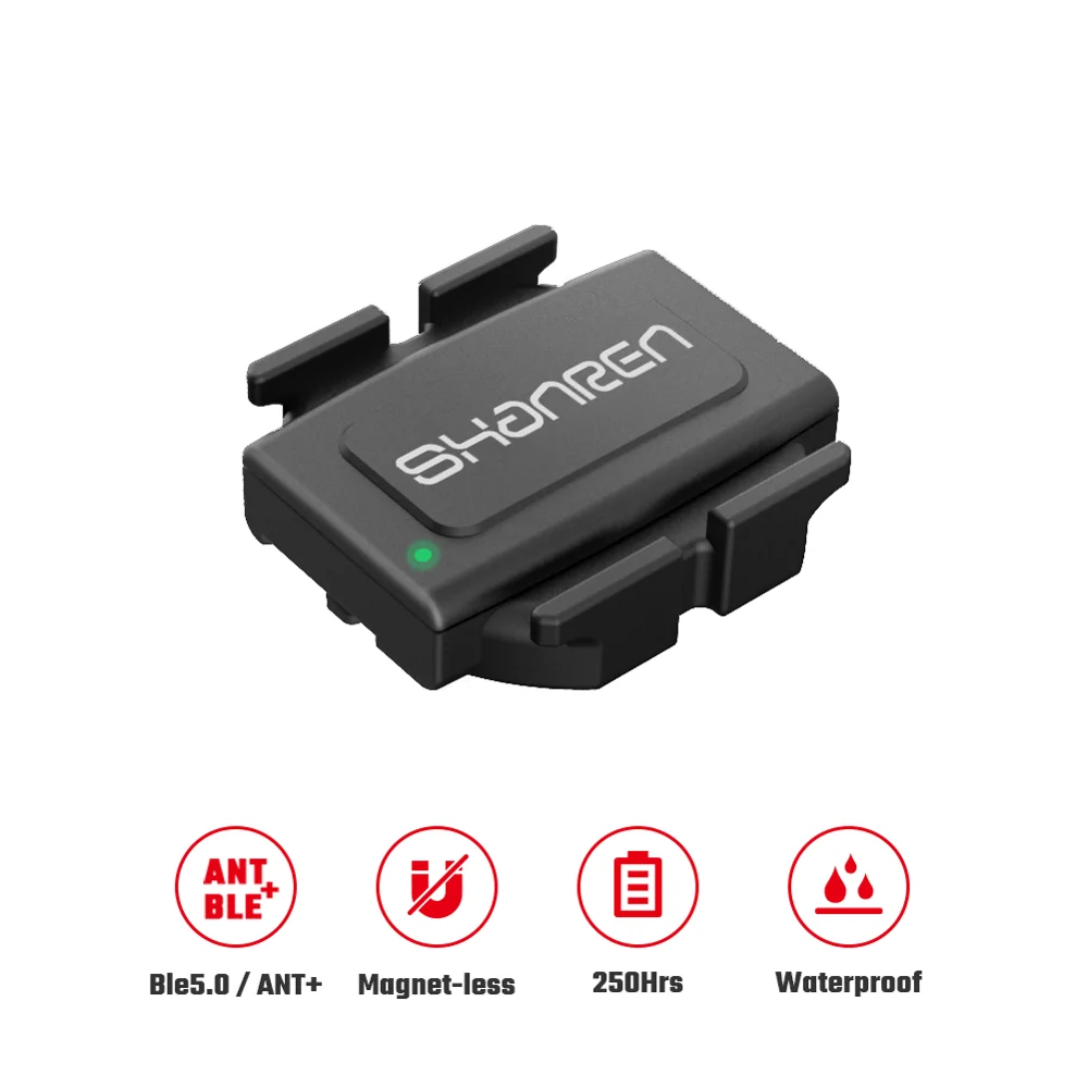 Беспроводной датчик скорости велосипеда SHANREN Bluetooth 5 0 и ANT +|Велокомпьютеры| |