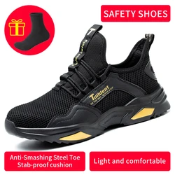 Unisex Lightweight Steel Toe Safety Work Sneakers - 45 (Safety shoes)