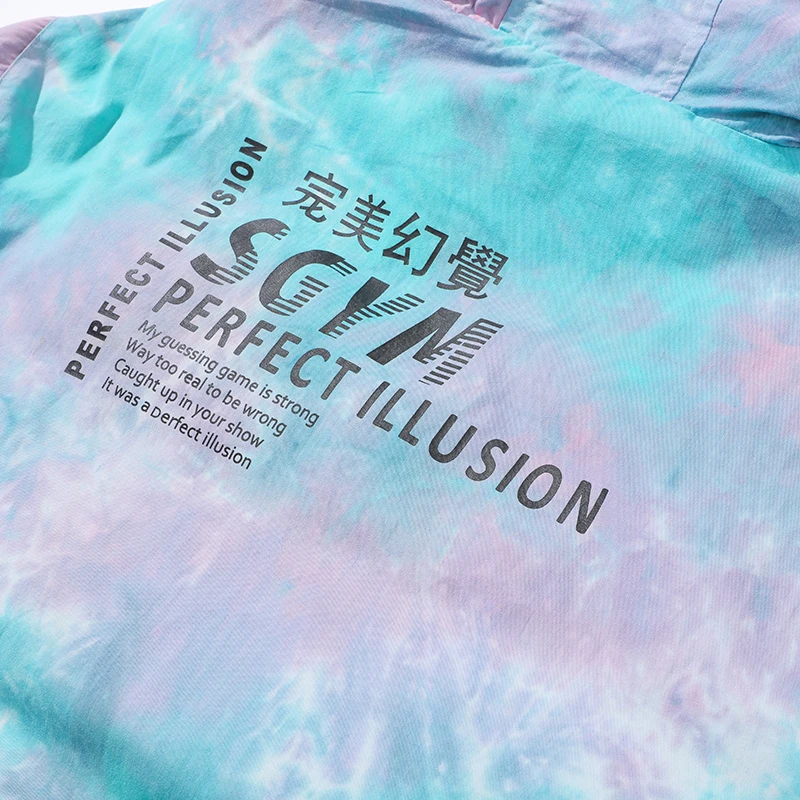 Зимняя куртка с капюшоном для мужчин яркое пальто принтом пуховик теплая