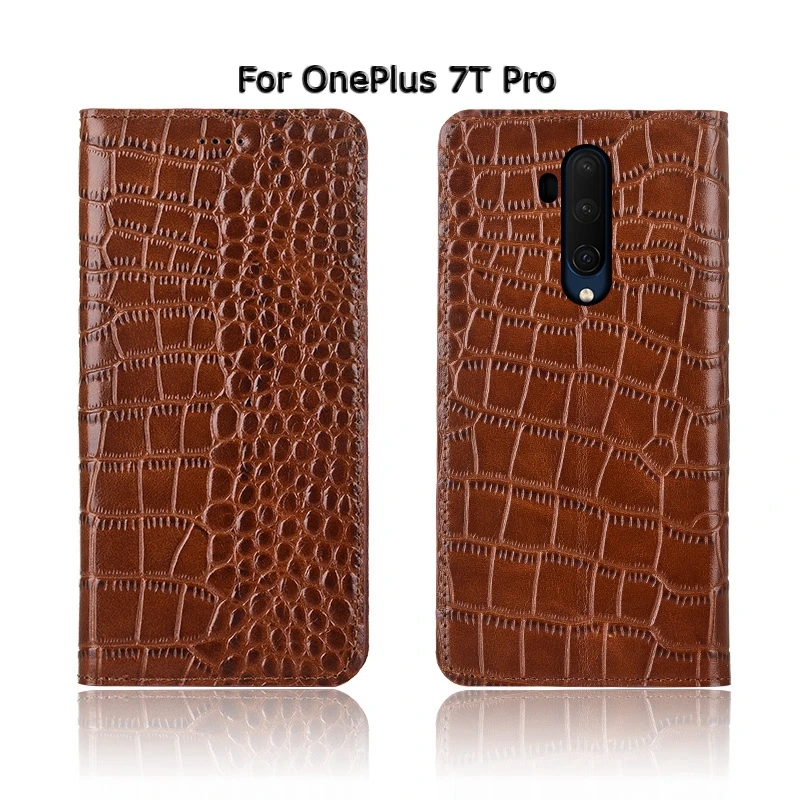 Чехол для телефона, чехол для Oneplus 1, 2, 3, T, 5, 5, 6, T, 7, 7T X Pro/One Plus, два, пять, шесть, Натуральная Воловья кожа, флип-чехол для телефона