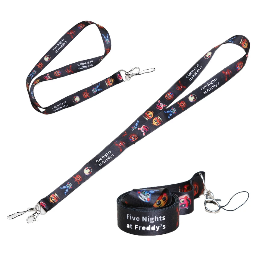Fnafフレディ携帯電話ネックストラップアニメ電話ホルダーキーストラップチーターidバッジホルダー Aliexpress