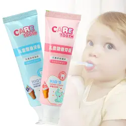 Kids Fruit Toothpaste Anticavity Toothpasts Fluoride Free Blueberry or Strawberry Flavor Teeth Cleaning Oral Care