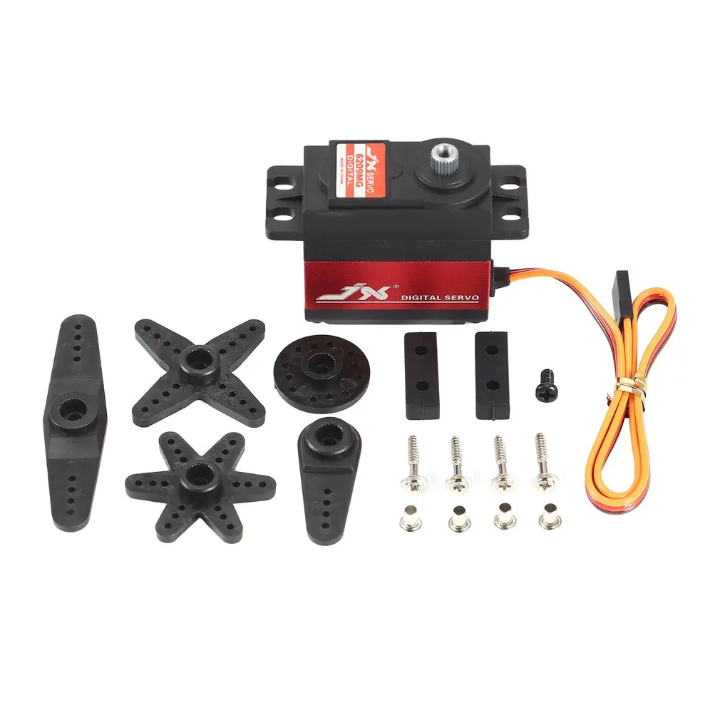 JX PDI-6209MG 4 8 V-6 V 0.13sec/60 9 35 кг Цифровой Металлический сервопривод алюминии чехол для
