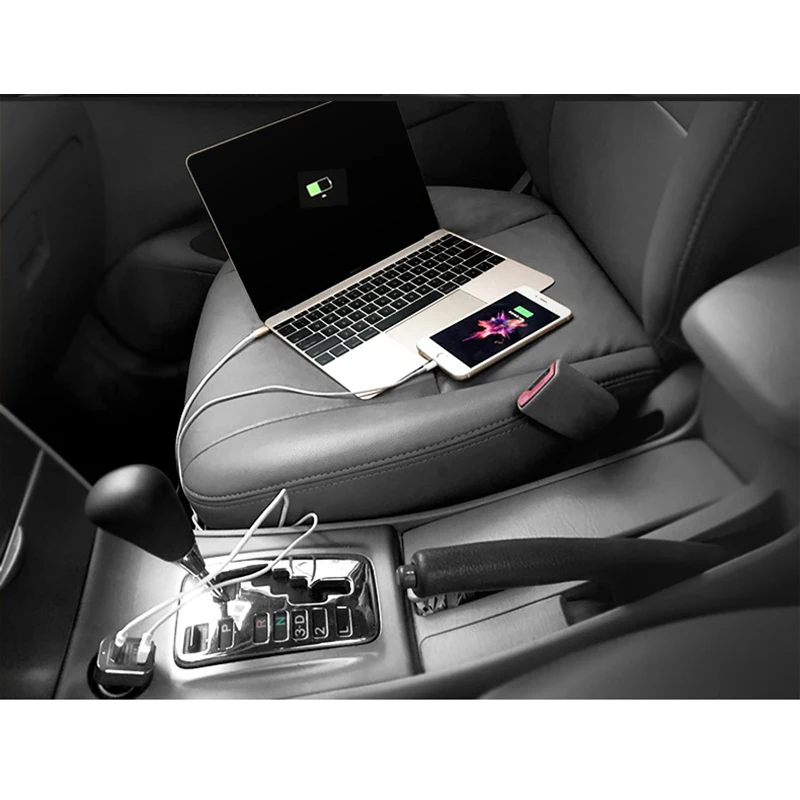 60 Вт QC PD 3,0 Автомобильное зарядное устройство адаптер двойной порт usb type C Быстрая зарядка для универсальных телефонов новое поступление