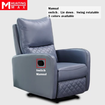 

Huantingmax for airplane first class function single chair leather sofa enjoy modern simplicity, lie down, rotate and shake F-17