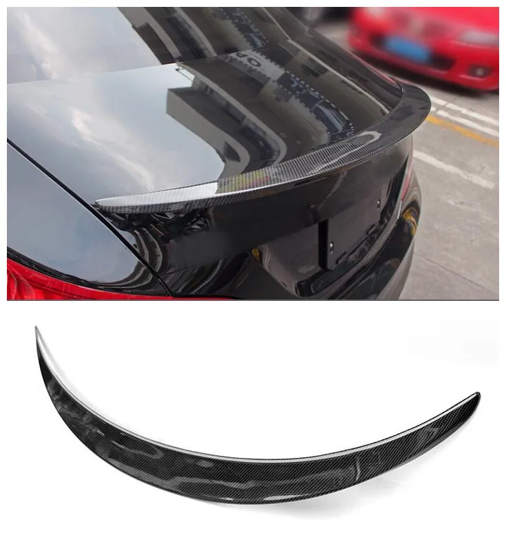 

High quality Carbon Fiber Car Rear Trunk Lip Spoiler Wing Fits For Benz CLA class W117 CLA200 CLA45 CLA250 2013 2014 2015