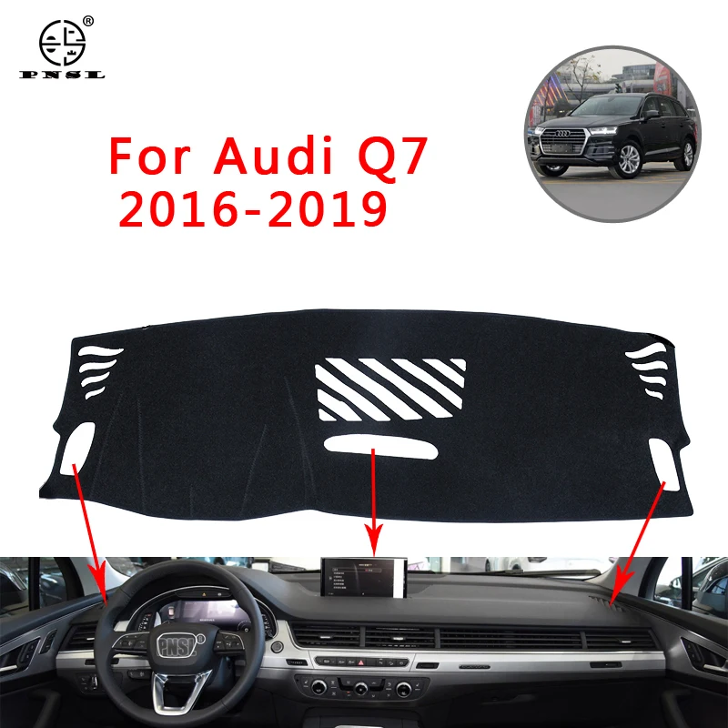 PNSL крышка приборной панели автомобиля коврик для ковёр Audi Q7 4M 2016 2017 2018 2019 Защита