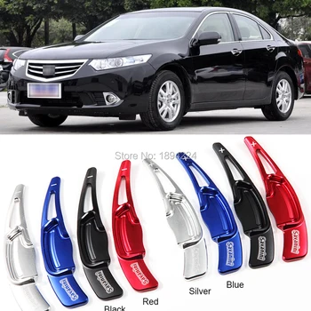 

2pcs Aluminum Car Steering Wheel Shift Paddle Shifter Extension For Honda Spirior 2009-2013