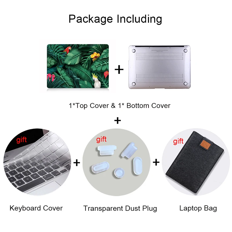 Чехол MTT для ноутбука Macbook Air Pro 11 12 13 15 16 сенсорная панель air Funda 2020 чехол с принтом