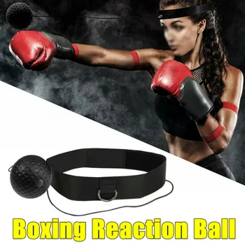 

Training Boxing Ball Fight Head Band Reflex Speed Muscle Exercise Brand New