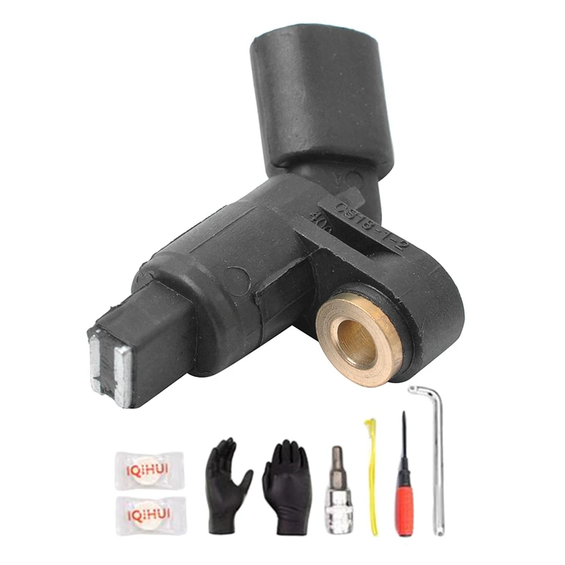 

Front Right Wheel Speed ABS Sensor Fit for Audi A3 1J0927804 Black