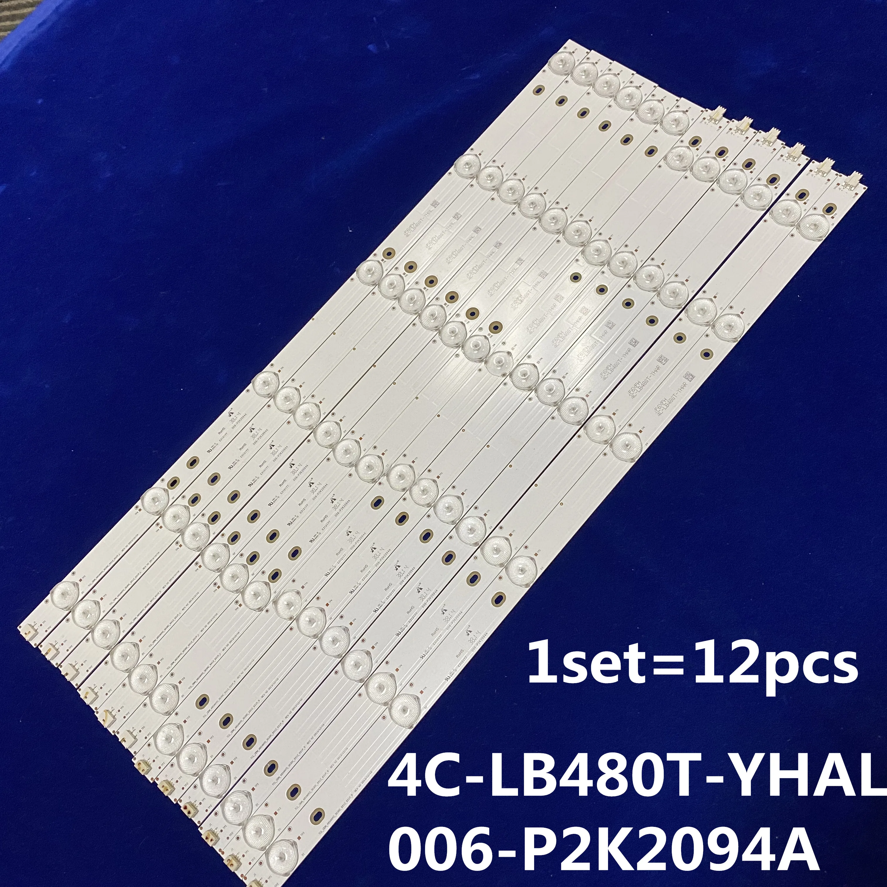 Светодиодная панель для Toshiba 48 дюймов 48L3453 4C-LB480T-YHAL 006-P2K2094A LVF480SSDX E2 V2 1 комплект = 12