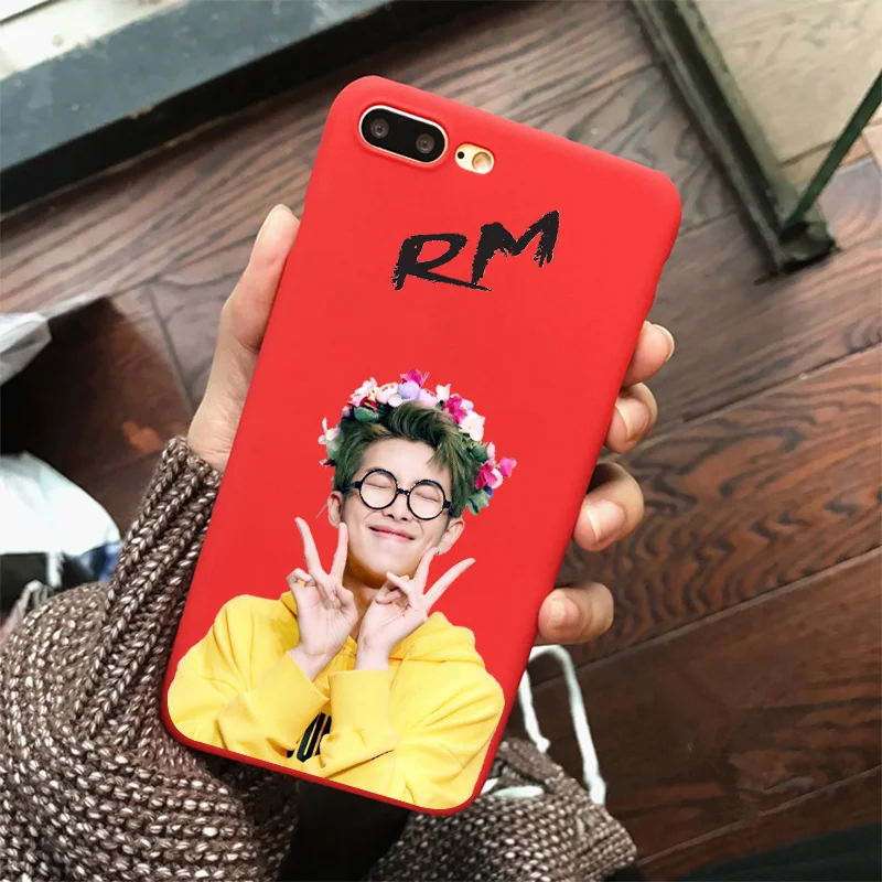 Kpop чехол для телефона из мягкого силикона с Карамельный цвет крышки для iPhone X XR XS MAX для детей 5, 6, 7, 8 plus 6s 5S