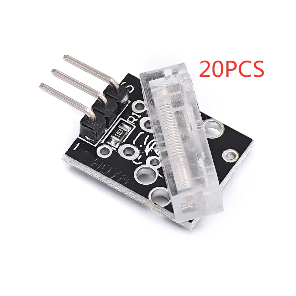 20 шт. встроенный 3 контактный перкуссионный сенсорный модуль для Arduino PIC AVR Raspberry pi