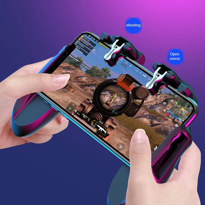 Мобильный телефон кулер Pubg контроллер геймпад контроллер шутер контроллер Mute вентилятор геймпад джойстик Joypad портативный
