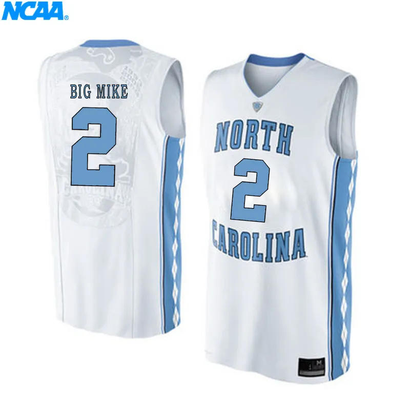 Новое поступление, высокое качество, North Carolina BASTON#5 BIG MIKE#2 футболка колледжа, ограниченная серия, Спортивная футболка, S-XXXL