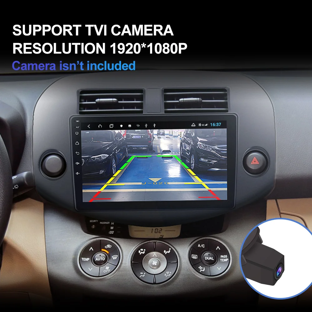 Flash Deal Isudar H53 4G Android 1 Din Auto Radio For Toyota/RAV4 2007-2011 Car Multimedia 8 Core RAM 4GB ROM 64GB GPS DVR Camera IPS DSP 2