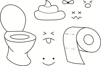 

German Toilet paper Transparent Clear Silicone Stamp/Seal for DIY scrapbooking/photo album Decorative clear stamp sheets