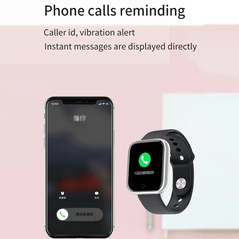 Smart Watch Men Women For Android IOS 1.3'' Screen Pedometer Fitness Tracker Watch Health Heart Sport Smartwatch Ip67 Waterproof