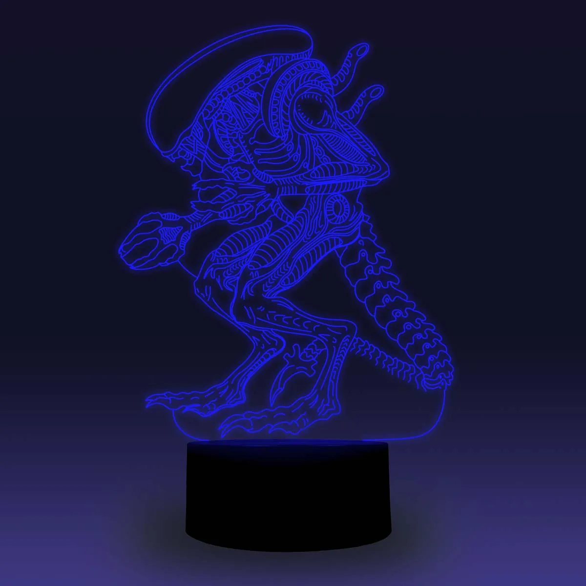NiteApps 3D Alien Versus Predator ночник настольная иллюзия Лампа подарок на день рождения приложение/сенсорное управление