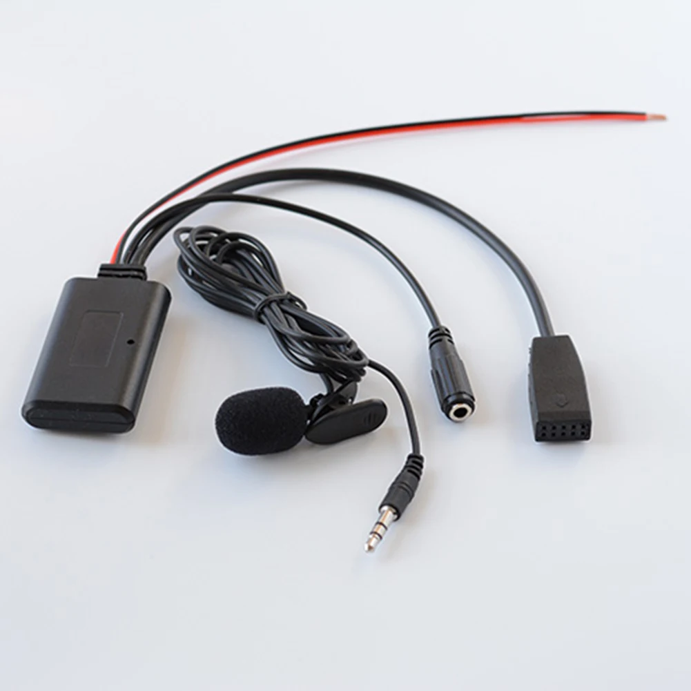 

Автомобильный AUX аудио кабель адаптер Bluetooth Mic 10pin для BMW E46 320i 323i 325i CD 2002-06