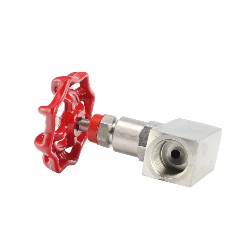 304 Stainless Steel 1/2" NPT Female Thread Two 2 Way Pipe Fitting High Pressure Shut Off Needle Valve
