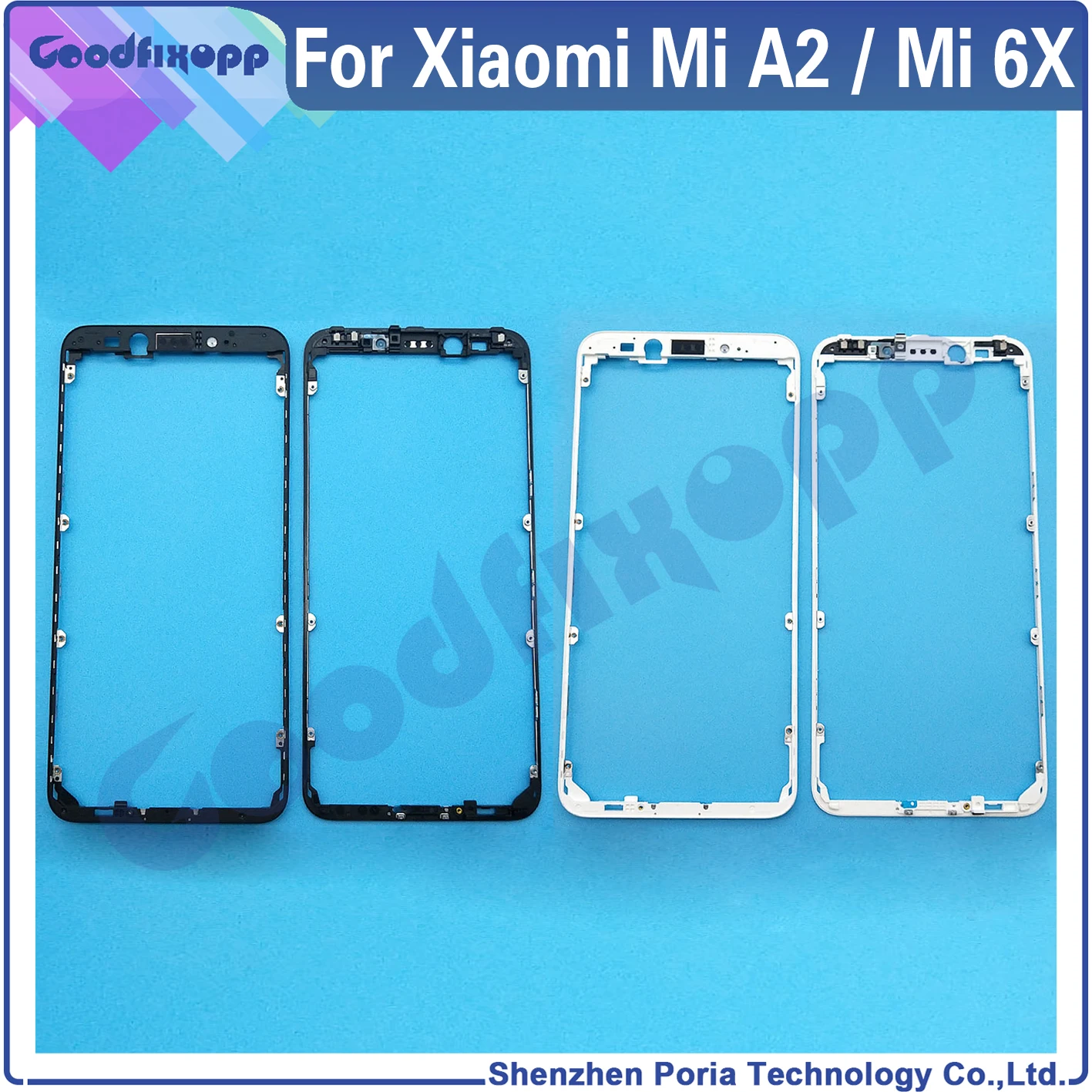Cornice Aaa Per Xiaomi Mi A2 Mi 6X Media Case Cornice Anteriore Cornice Dello Schermo Cornice Centrale Cornice Per Xiaomi Mia2 Mi6X M1804D2Sg M1804D2S