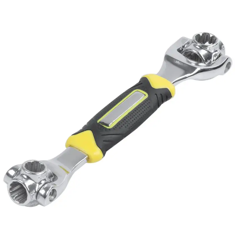 48 in 1 Tiger Wrench Wrench Tools Socket Works with Spline Bolts Torx 360 Degree 6-Point Hexagons Socket Car Repair Tools