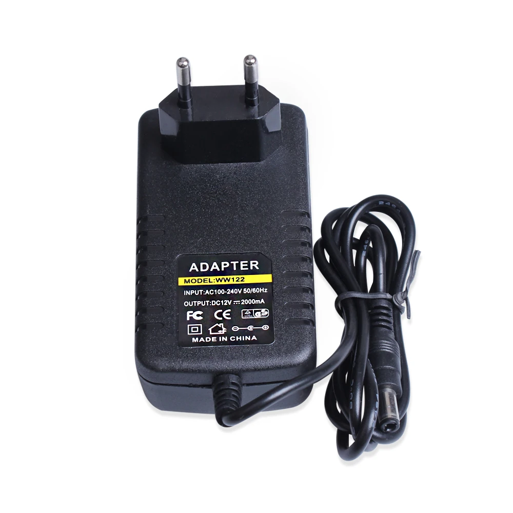 Адаптер питания ANBIUX для камеры видеонаблюдения постоянный ток 12 В 2 А адаптер