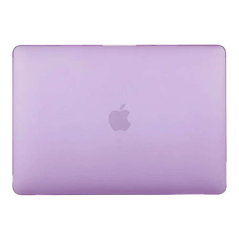 Чехол для ноутбука MacBook Air Pro retina 11 12 13 15 Mac Book 13,3 15,4 дюймов матовый чехол с сенсорной панелью для Apple Air Pro 11 12 13 - Цвет: Purple