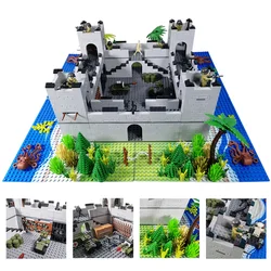 Blocs de construction MOC WW2, Base militaire, briques techniques compatibles, armes soldats Montessori, jouets pour enfants, cadeau d'anniversaire pour garçons 