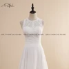 ADLN Jewel Chiffon Beach Wedding Dress Customized Lace Boho Bride  Sexy Back Bohemian  Gown Custom Made Vestidos de novia 4