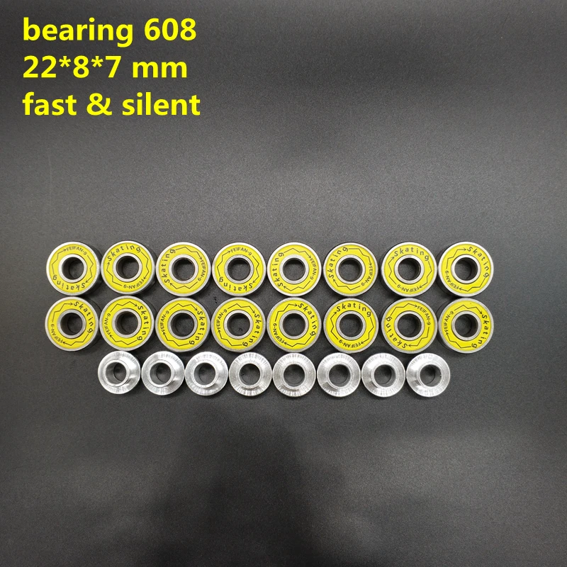 skate bearing skateboard bearing wheel fast silent 608 22x8x7 mm