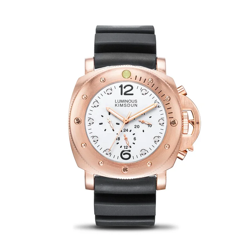 Rolexable Automatic Mechanical Men's Watches 24 hours week skeleton Waterproof Men Watch reloj automatico de hombre - Цвет: 14