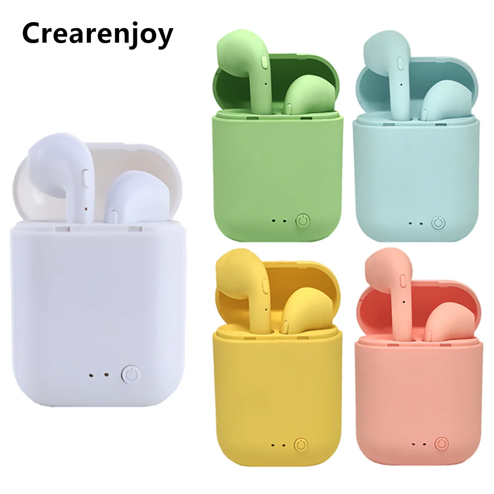 Bluetooth 5.0 Wireless Headphones i7mini TWS Frosted Earphones With Charging Box Gaming Headset For Xiaomi Samsung Huawei Iphone |