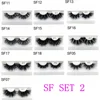 Mikiwi 10/20//50/100 Wholesale 25mm Fluffy Mink Lashes Suit Brushes Tweezers In Bulk Eyelashes Set Multi Pack Mink Lashes Kit 6
