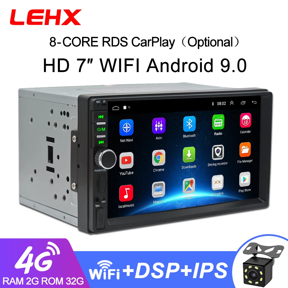 Special Price 2 din Car Radio Android 9.0 RAM 2GB Autoradio Multimedia Player for Nissan Hyundai Kia XyNmyV3zg