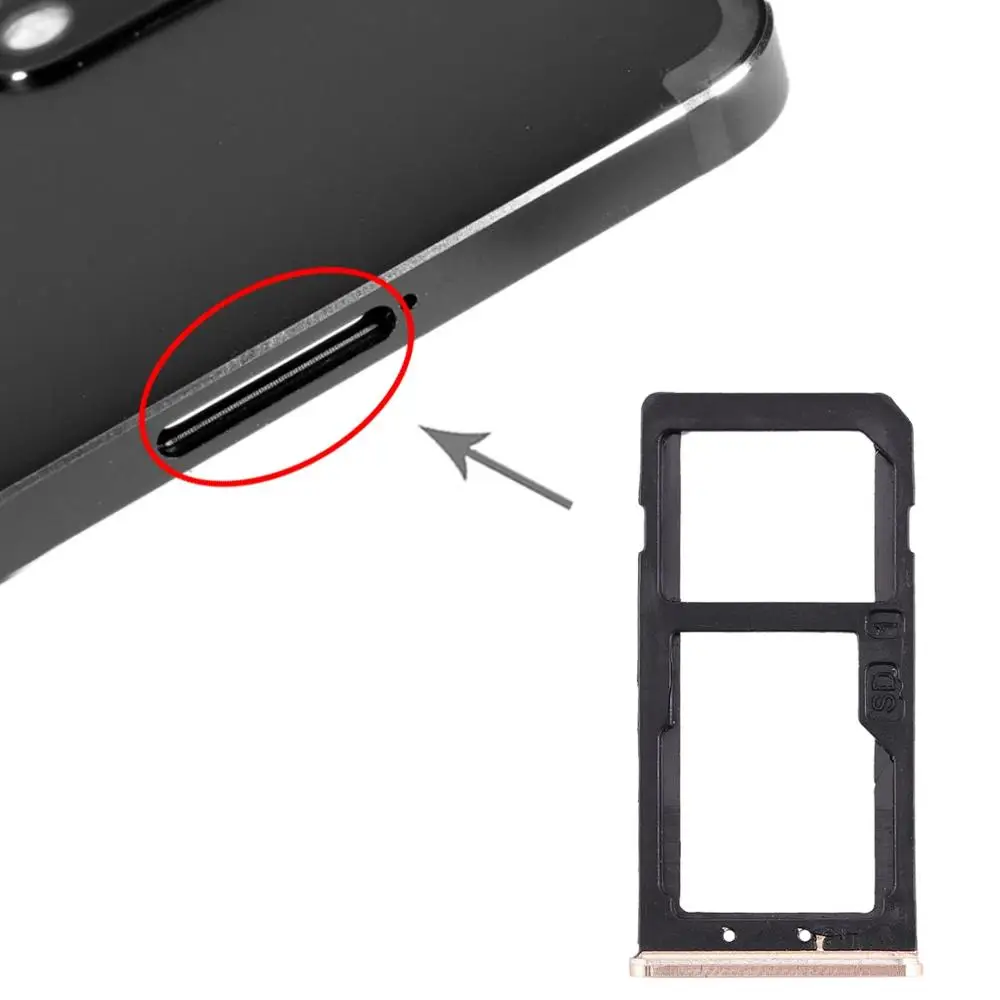 Лоток для sim-карт + лоток sim-карт/лоток Micro SD карт Nokia 6 TA-1000 TA-1003 TA-1021 TA-1025 TA-1033 TA-1039 |