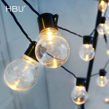 Christmas Lights Outdoor Decorations For Home Led String Lights Bulb Fairy Lighting Color Decor Indoor String Garden Tree Xmas 1